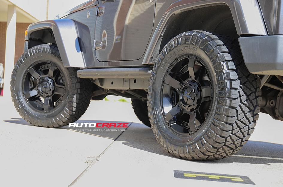 JEEP WRANGLER ROCKSTAR XD 2 MATTE BLACK